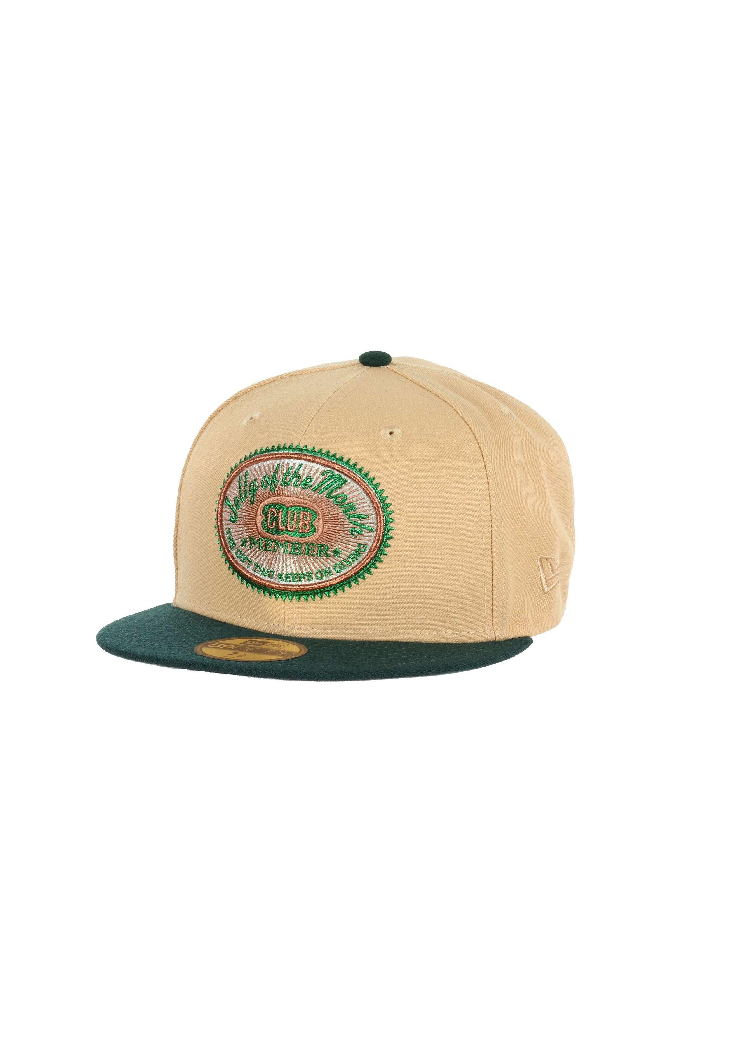 New Era Flat Cap Schöne Bescherung Beige Grün 59Fifty Basecap New Era (1-St)