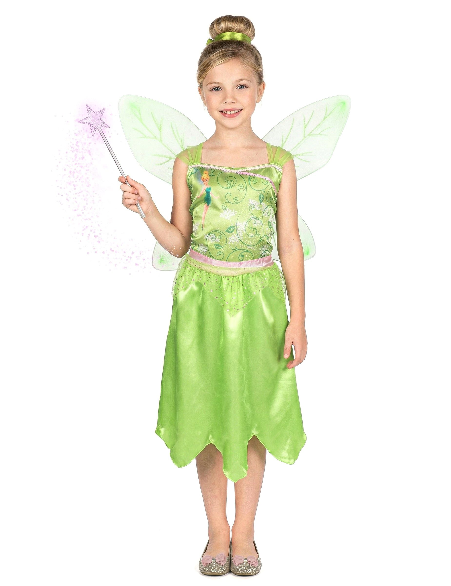 Kostüm Tinkerbell Basic Kostüm Disney für Mädchen Grün