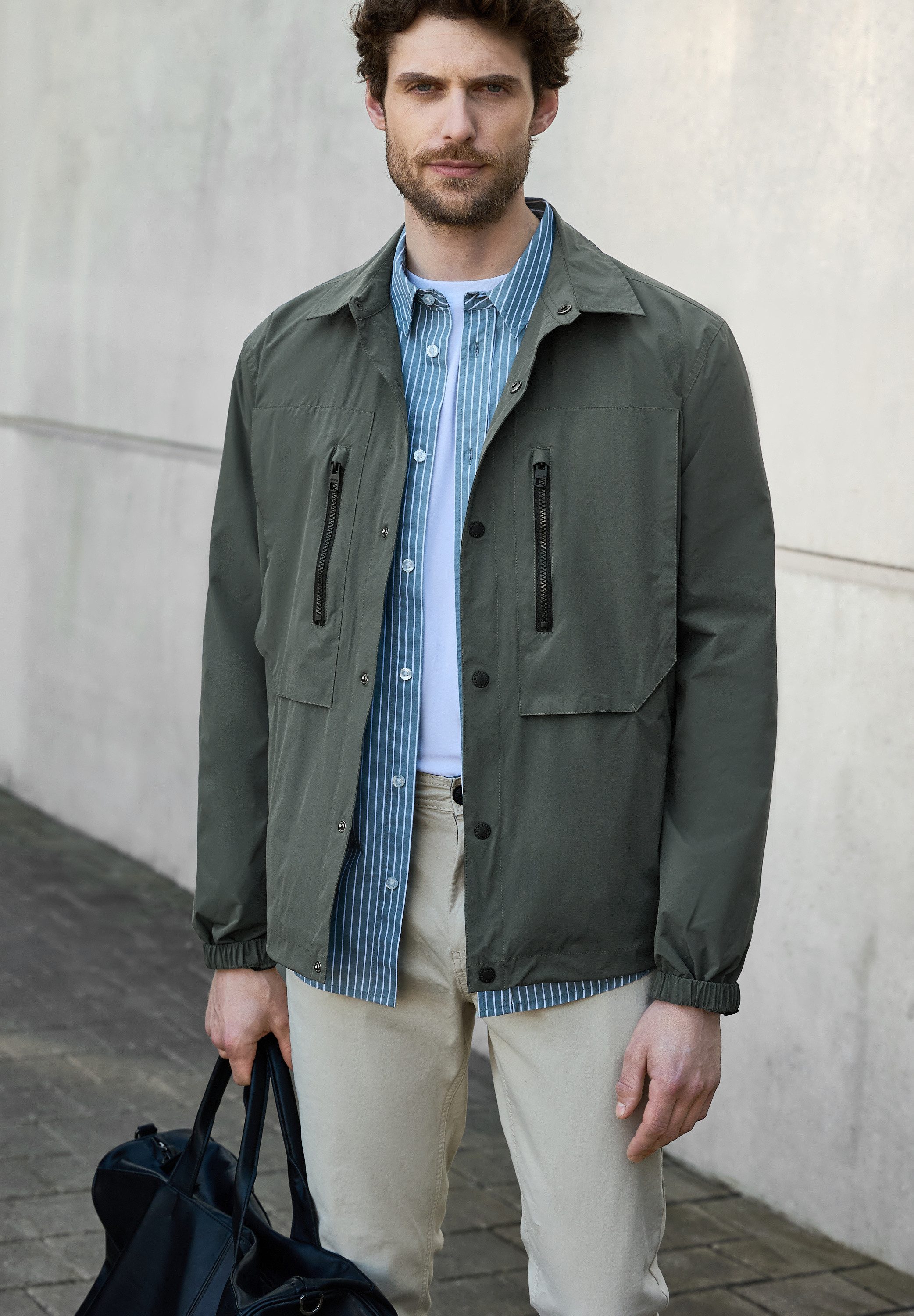 STREET ONE MEN Outdoorjacke mit Brusttaschen