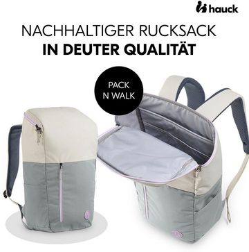 Hauck Wickelrucksack Pack N Walk, beige-Sage, aus recyceltem Material