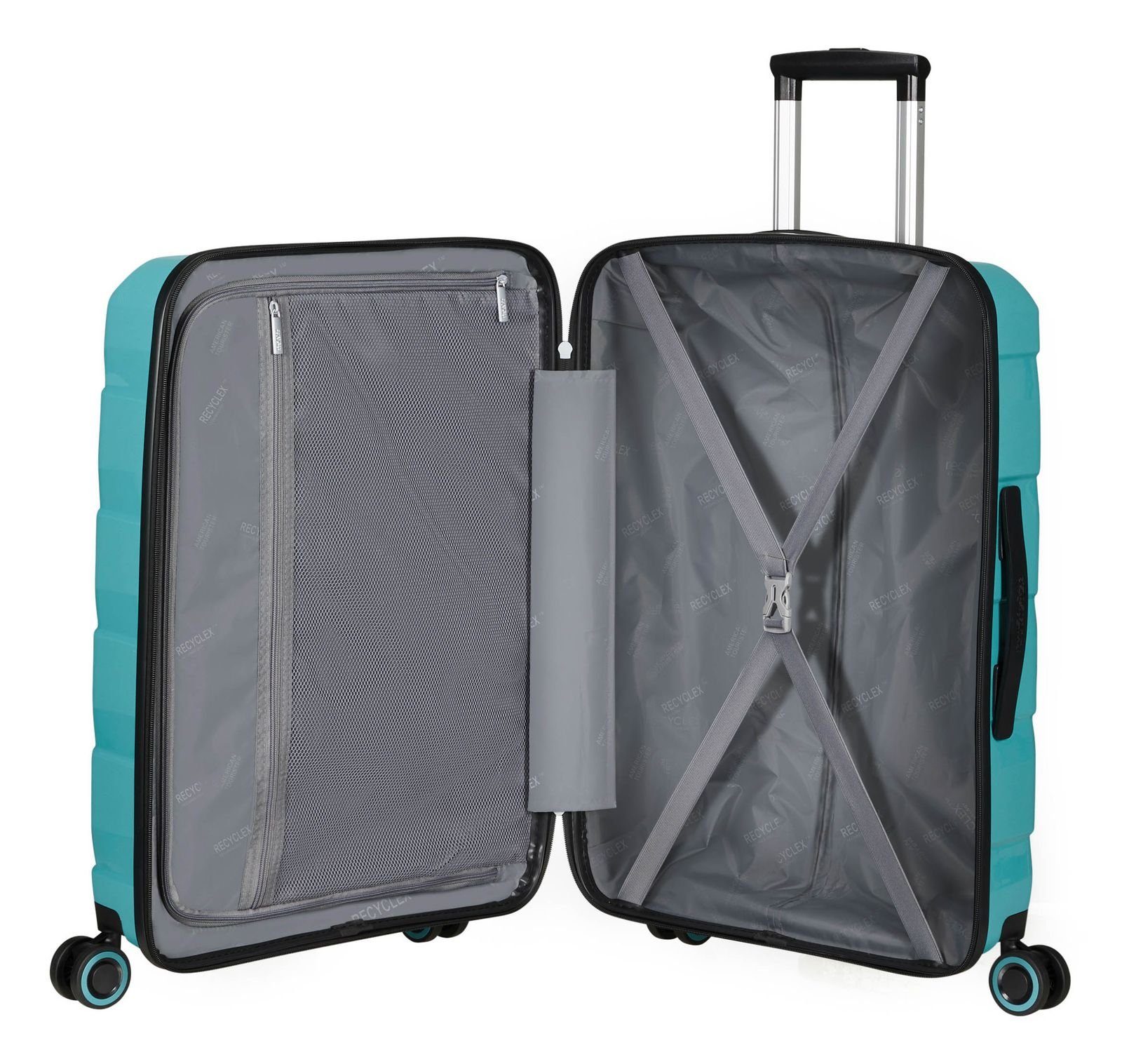 Teal Rollen American 4 Move, Air Tourister® Hartschalen-Trolley