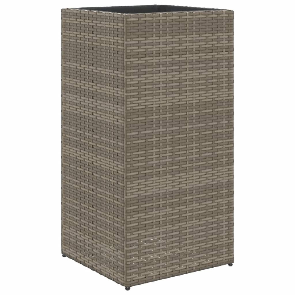 vidaXL Blumentopf Pflanzkübel Grau 40x40x80 cm günstig online kaufen
