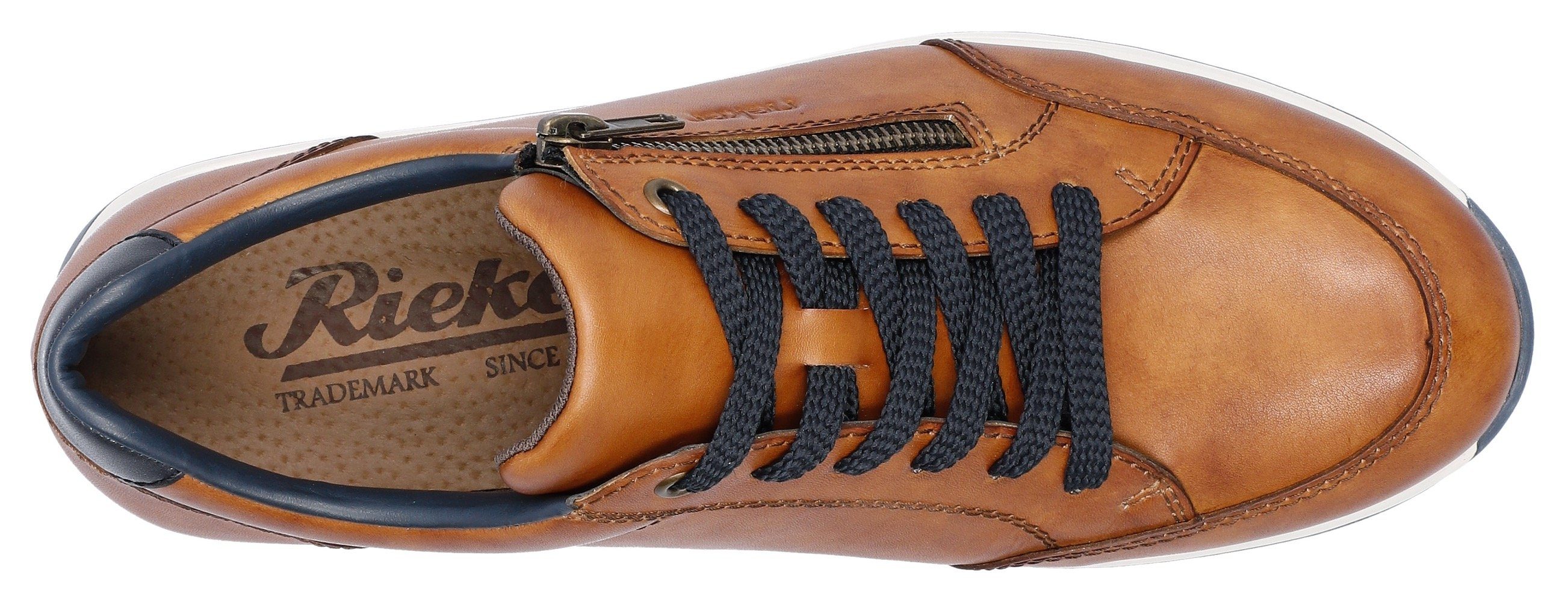Rieker Sneaker in sportivem Look, Freizeitschuh, Halbschuh, Schnürschuh