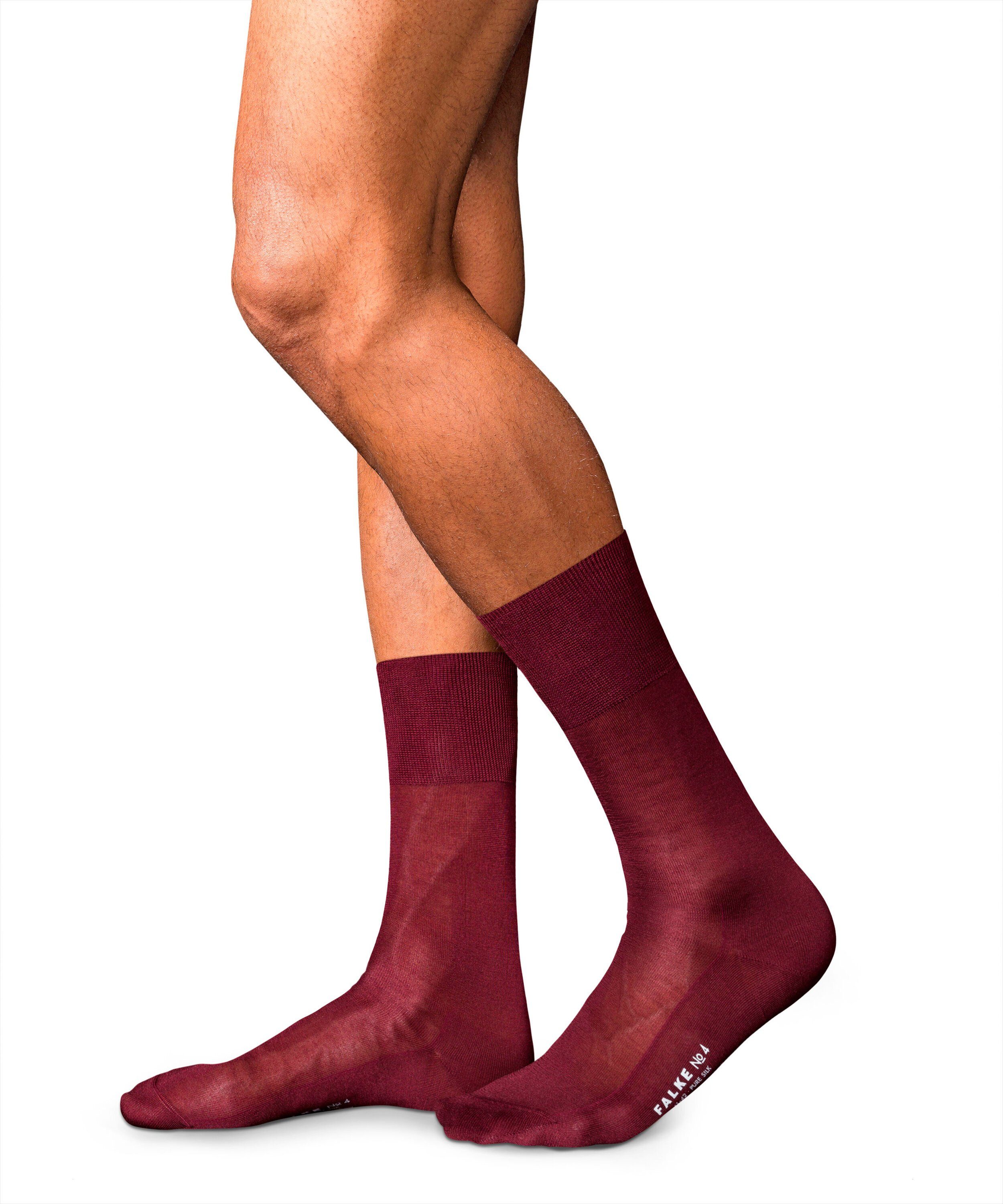 FALKE Socken No. 4 Pure Silk Socken (1-Paar) aus chinesischer Maulbeerseide
