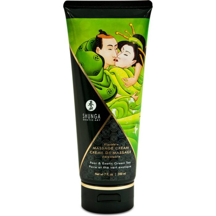 SHUNGA Gleit- & Massageöl SHUNGA Massage Cream Pear & Exotic Green Tea 200ml