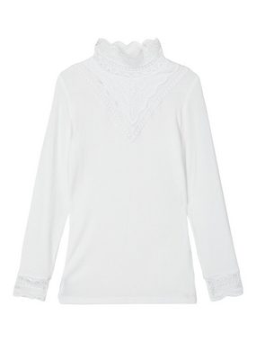 Name It Longsleeve Name It Mädchen Longsleeve mit Spitzen-Details (1-tlg)