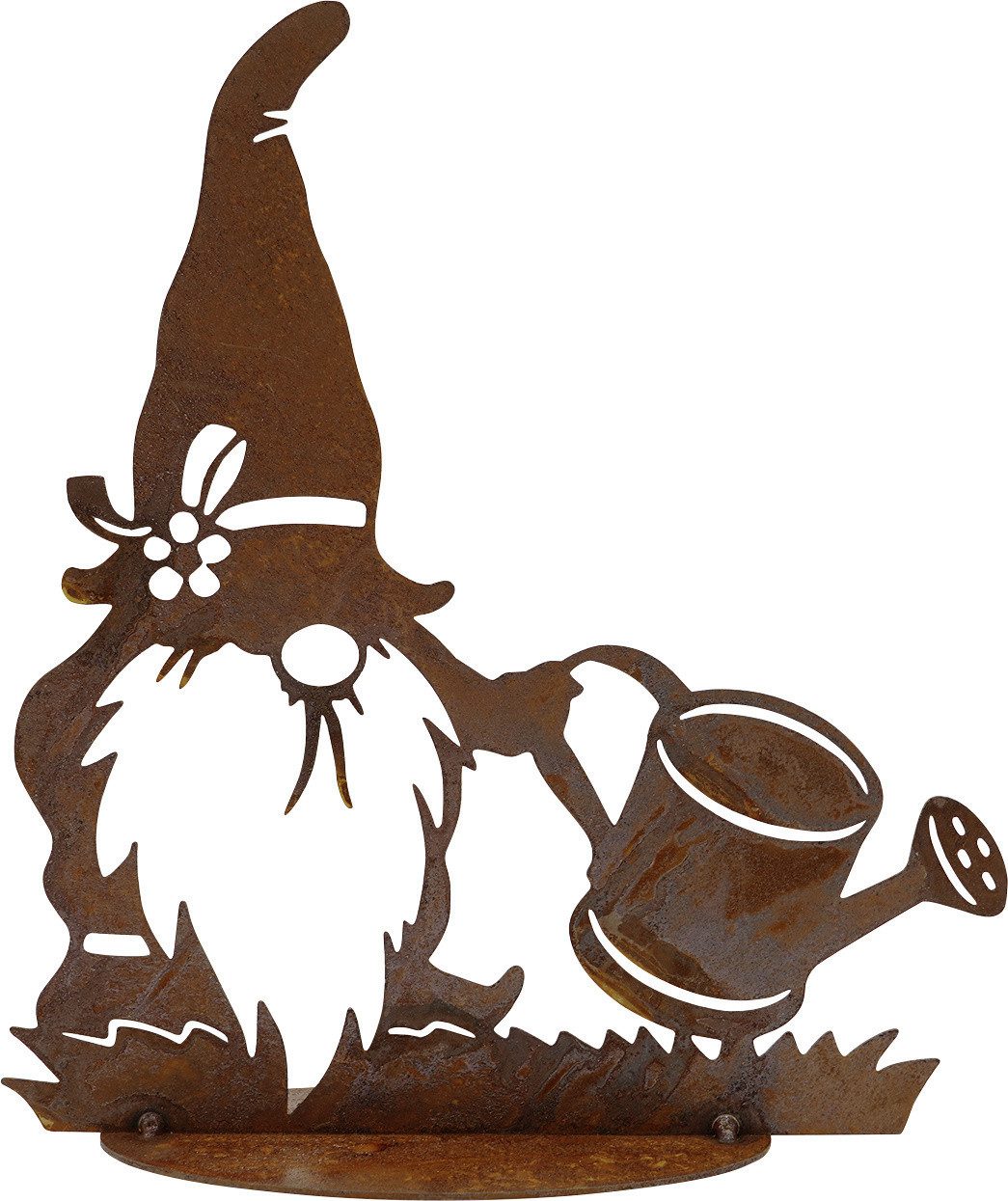BADEKO Gartenzwerg Badeko Gartenzwerg Toni mit Gießkanne 25 x 22 x 7