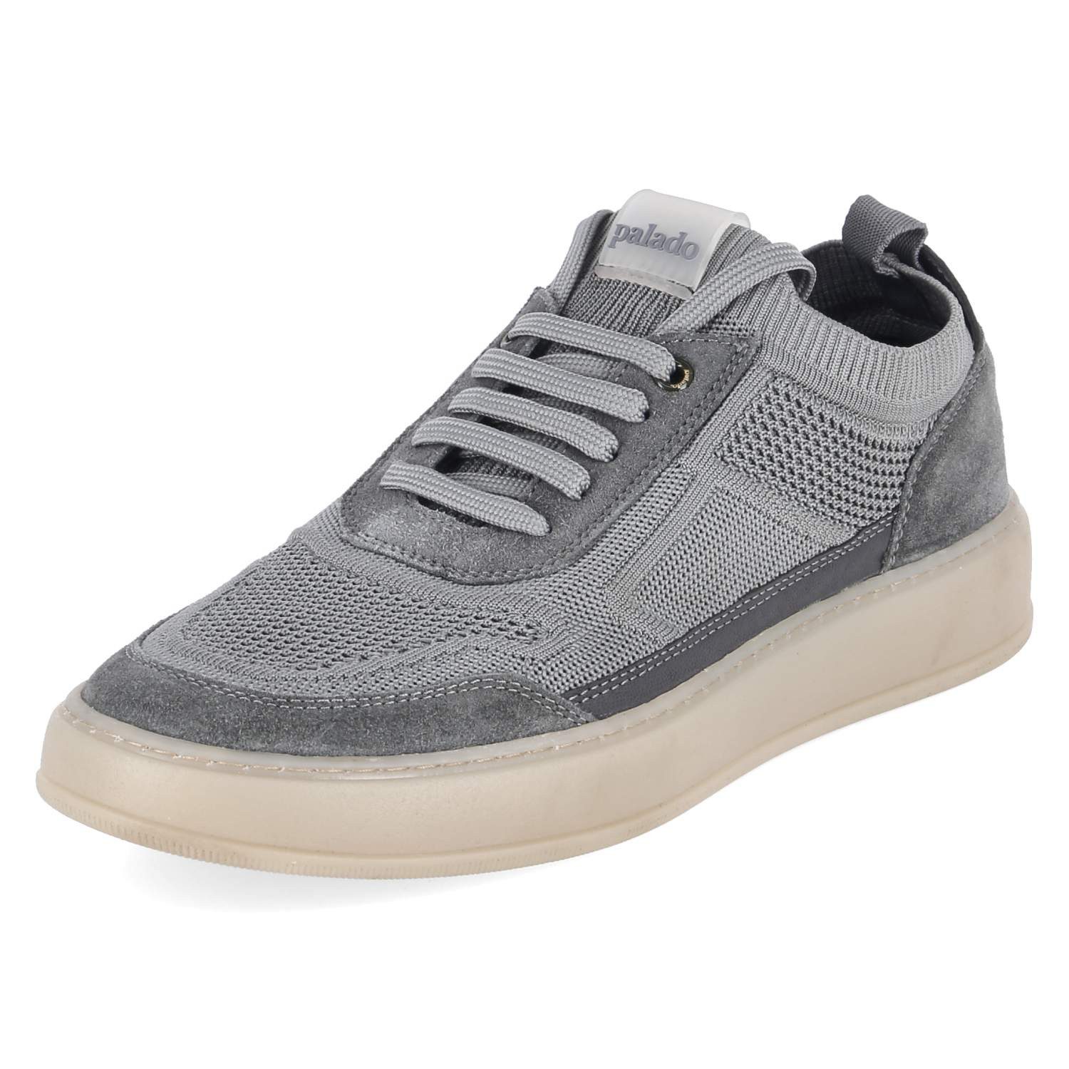 Palado Palado 7NO0270101 5100 Herren Leder & Textil grey Schnürschuh