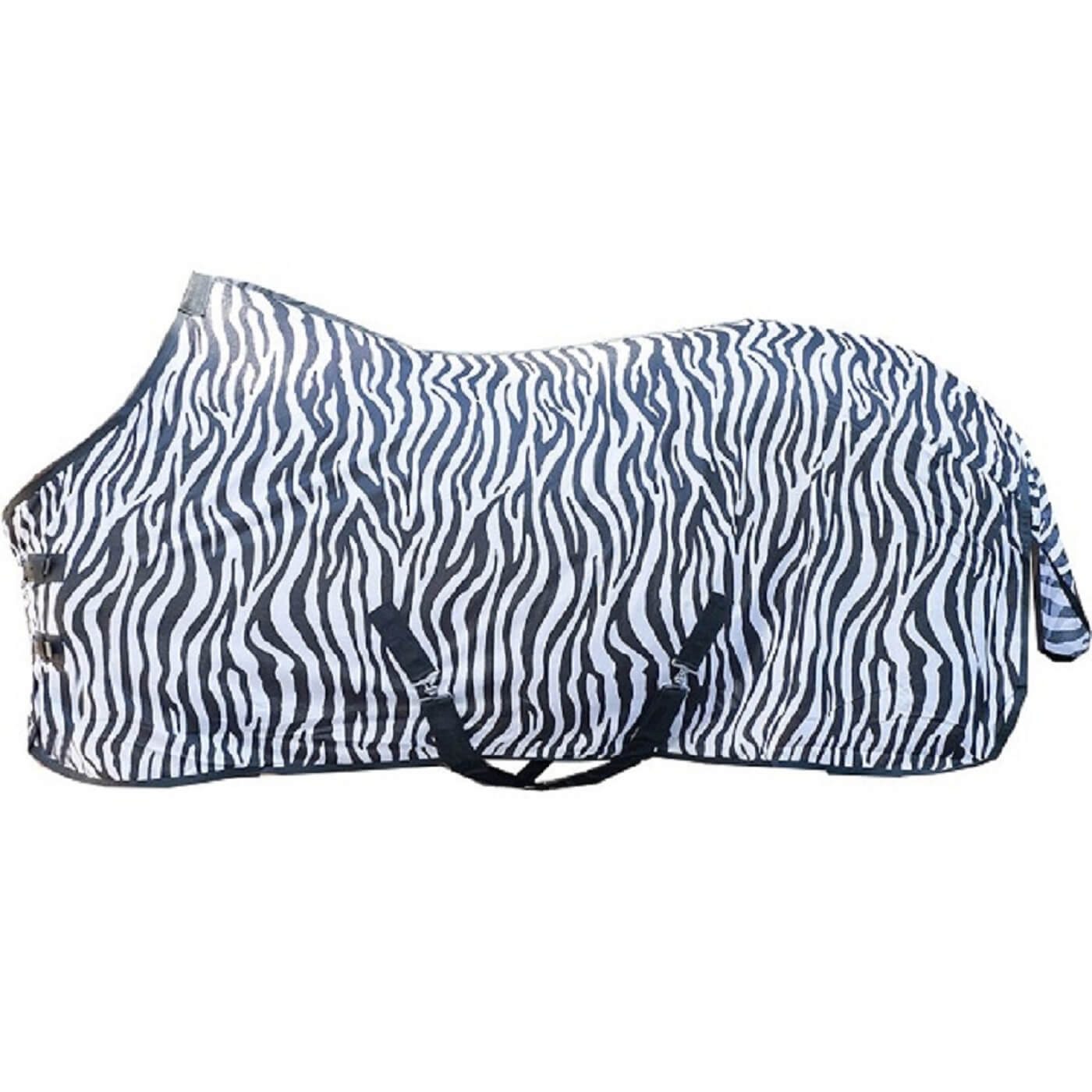 HKM Pferde-Fliegendecke Zebra mit Kreuzgurt