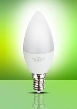 Globo LED-Leuchtmittel, LED 3 Watt Kerzen Form Leuchtmittel 250 Lumen Leuchte Sockel E14 3000