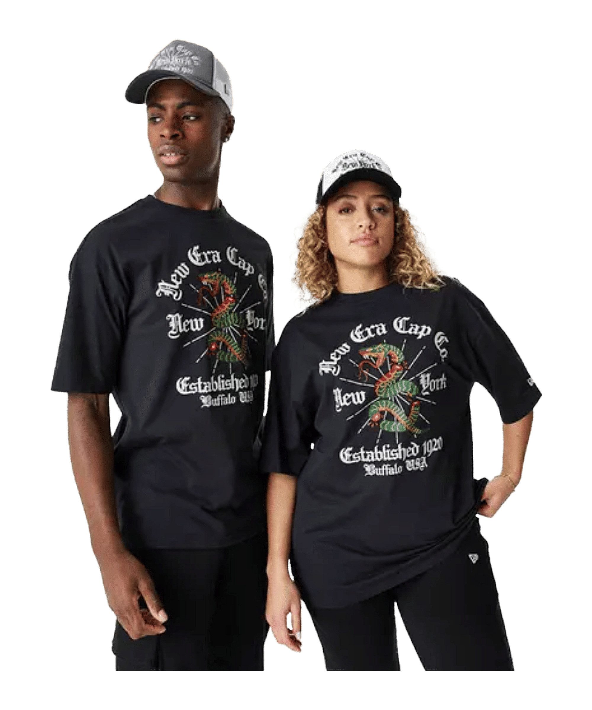 New Era T-Shirt New Era New York Oversized T-Shirt Kurzarm-Shirts Baumwolle