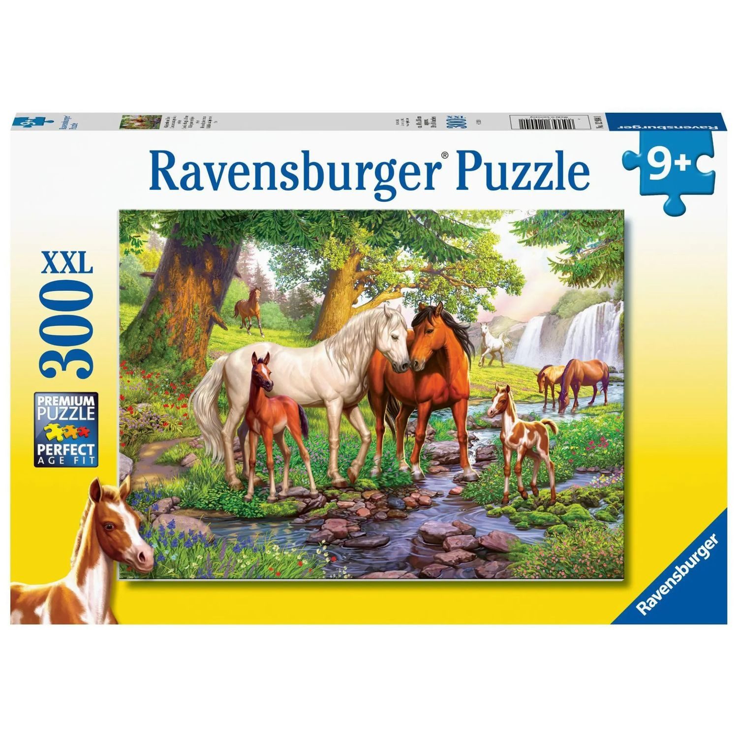 Ravensburger Puzzle Ravensburger Kinderpuzzle - 12904 Wildpferde am Fluss -..., 300 Puzzleteile