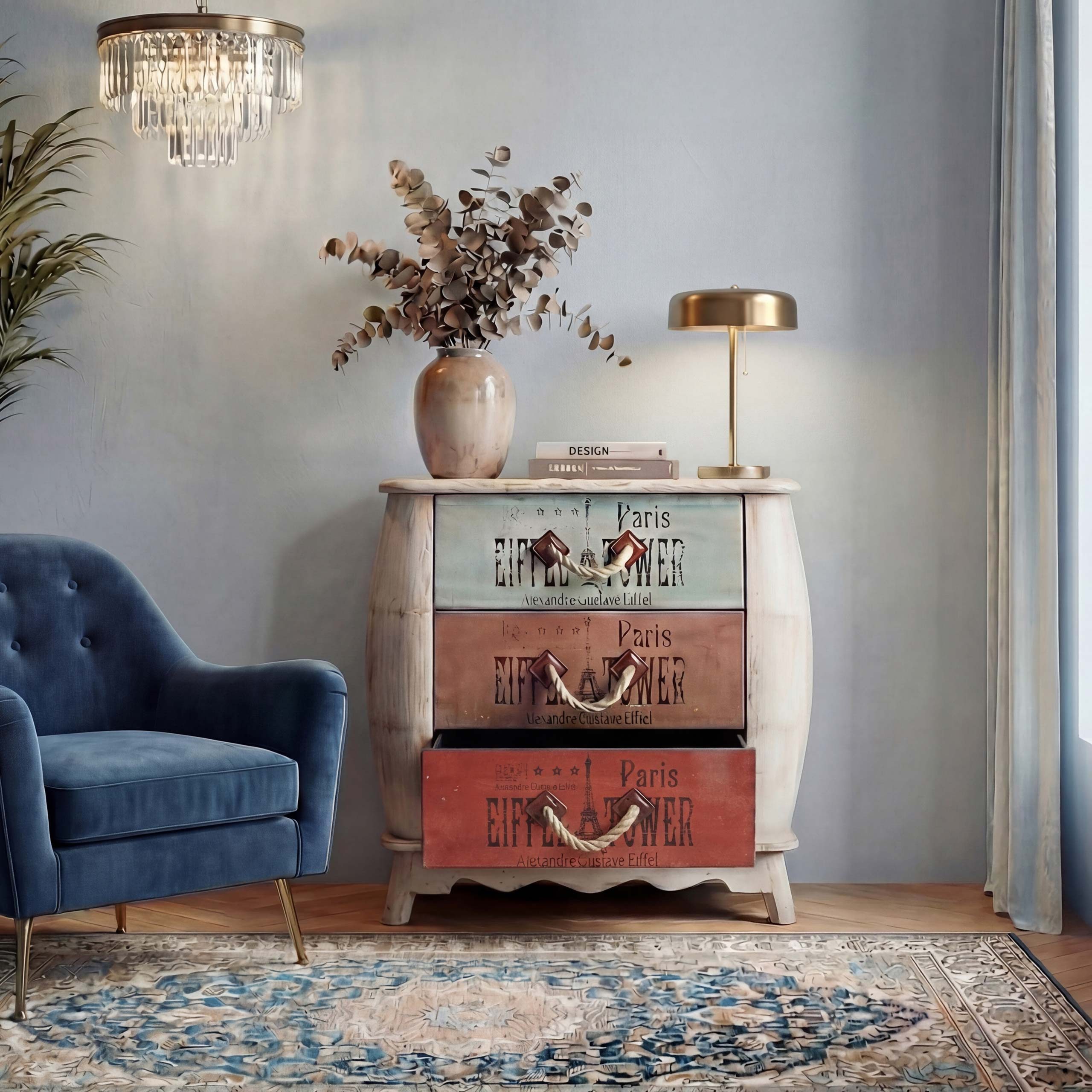 MCW Kommode Cadiz, Kommode mit 3 Schubladen, Mit Schubladenstopper, Großer Stauraum