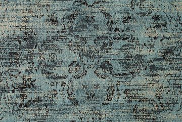 Teppich OLD MARRAKESCH 240x160cm antik blau, riess-ambiente, rechteckig, Vintage · im Used-Look · orientalischer Stil · Wohnzimmer