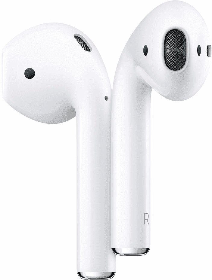 apple »airpods with charging case (2019)« in-ear-kopfhörer (bluetooth, kompatibel mit iphone, iphone xr, iphone mini, ipad air / mini / pro, watch se, series 6, series 5, series 4, series 3, mac mini, imac)