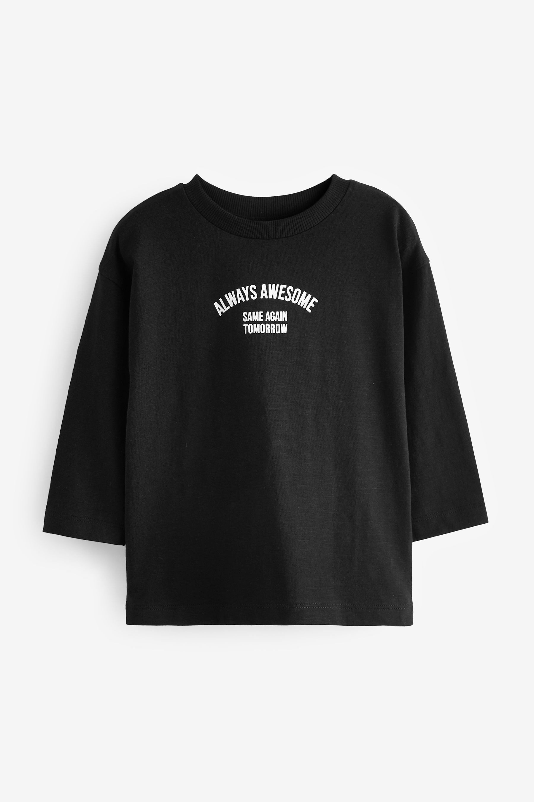 Next Langarmshirt Langarmshirt, Semi unifarben (1-tlg) günstig online kaufen