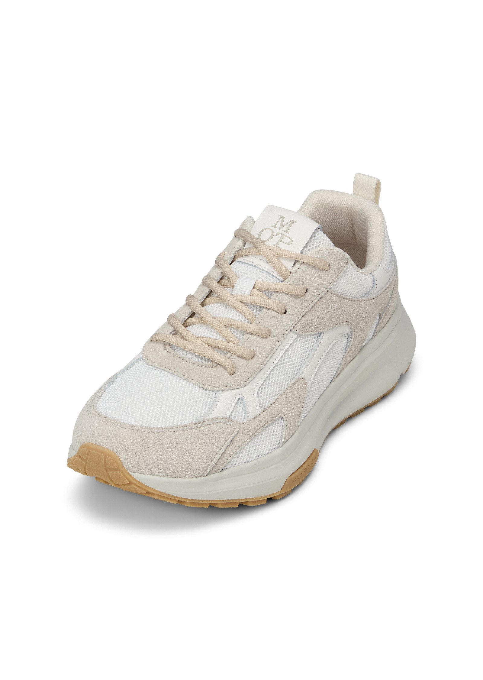 aus Rindleder und Mesh Sneaker