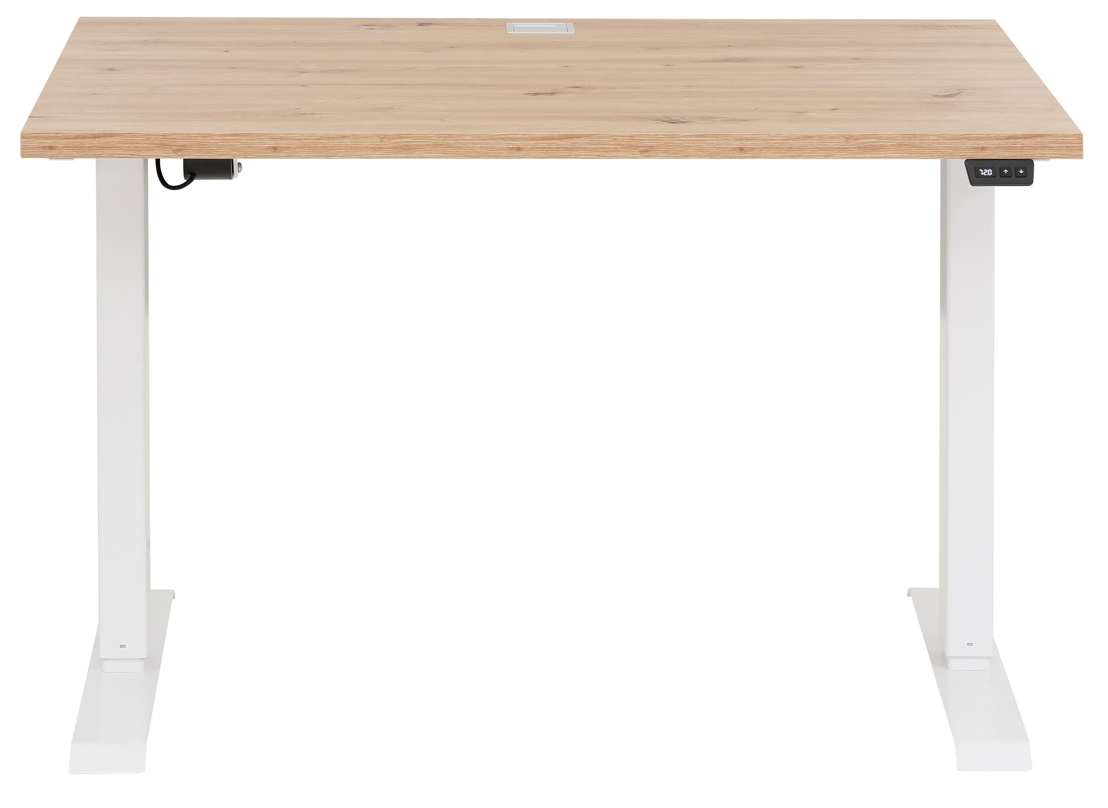 Maja Möbel Kinderschreibtisch mitwachsender elektrischer Schreibtisch edjust (Tisch), Tiefe 72cm, Platte mit kratzfester Beschichtung, hochwertige ABS Kante