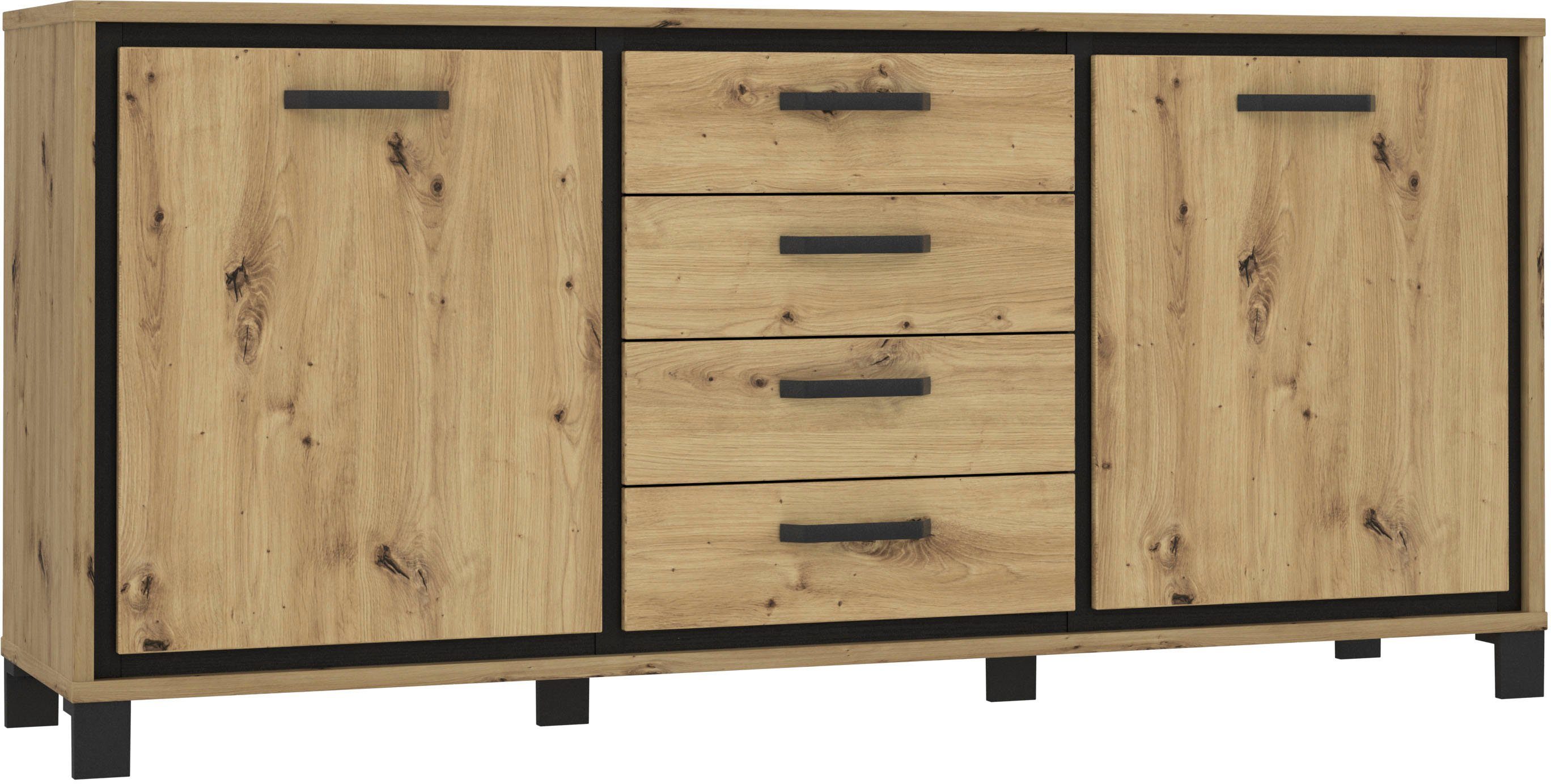 FORTE Sideboard Trondheim, Breite 178 cm