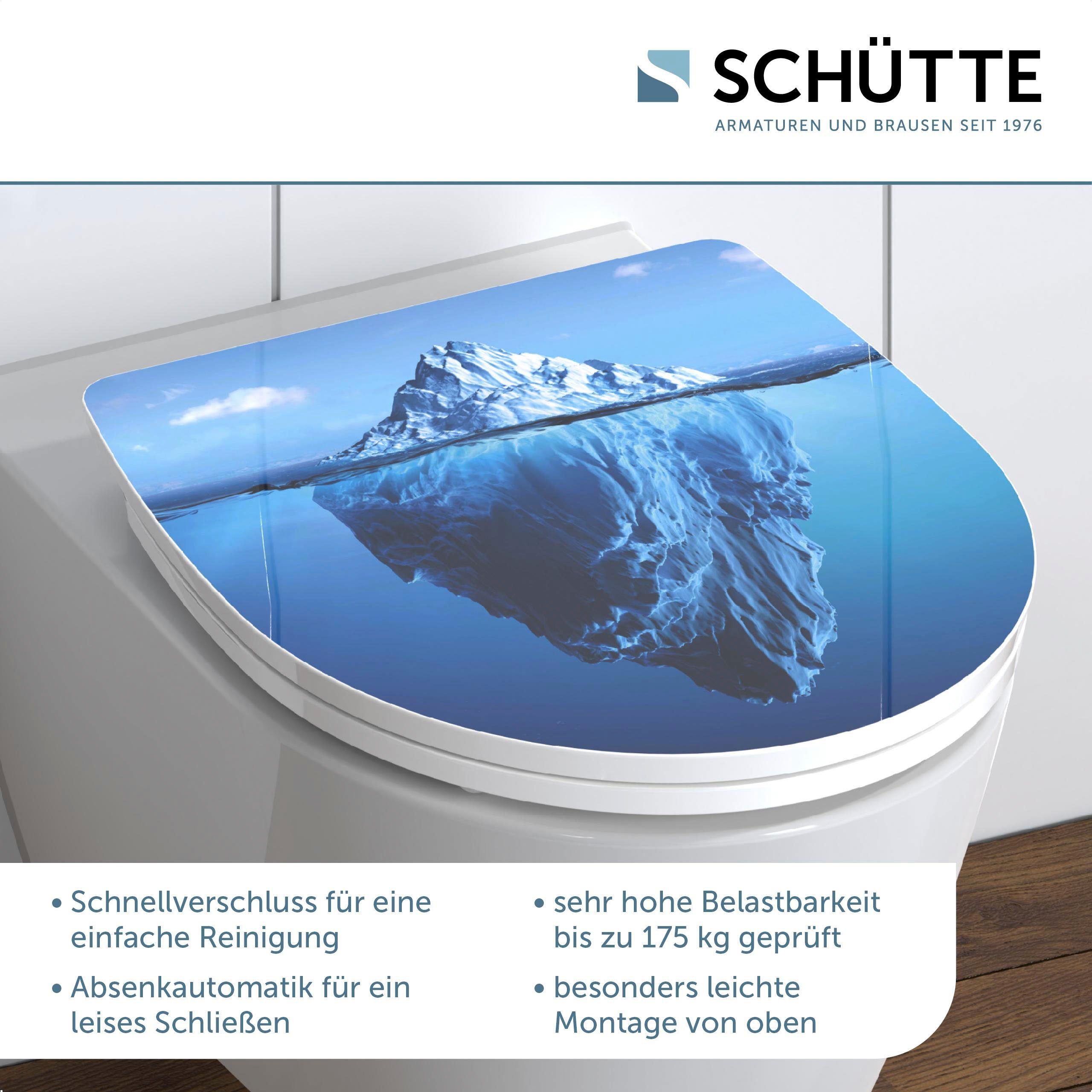 Schütte WC-Sitz Iceberg, Duroplast, mit Absenkautomatik günstig online kaufen