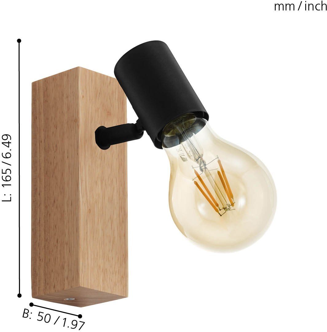 TOWNSHEND ohne Leuchtmittel 3, wechselbar, EGLO Leuchtmittel Wandleuchte