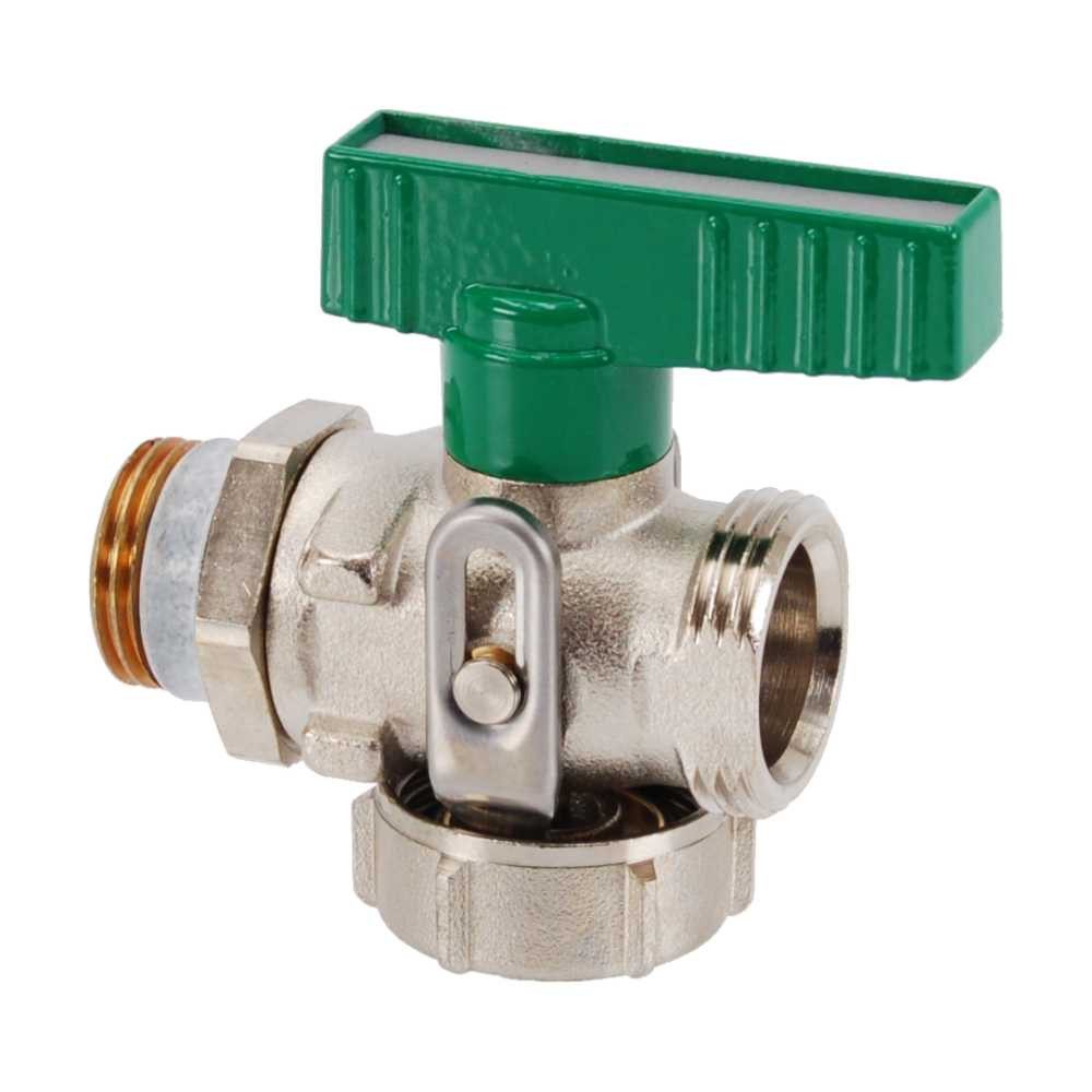 Simplex Armaturen Wasserrohr Simplex KFE-Kugelhahn für Trinkwasser, vernickelt mit 1/2" Außengewind