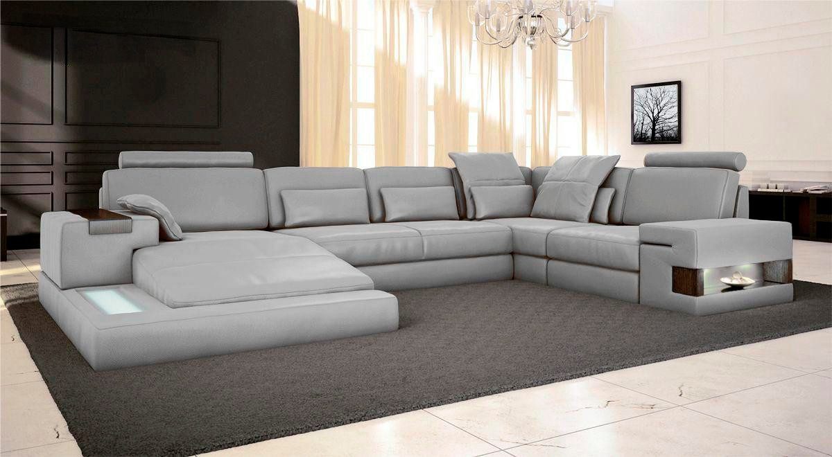 Xlmoebel Wohnlandschaft Ecksofa U-Form mit Schlaffunktion und gepolstertem Stoffbezug, Hergestellt in Europa