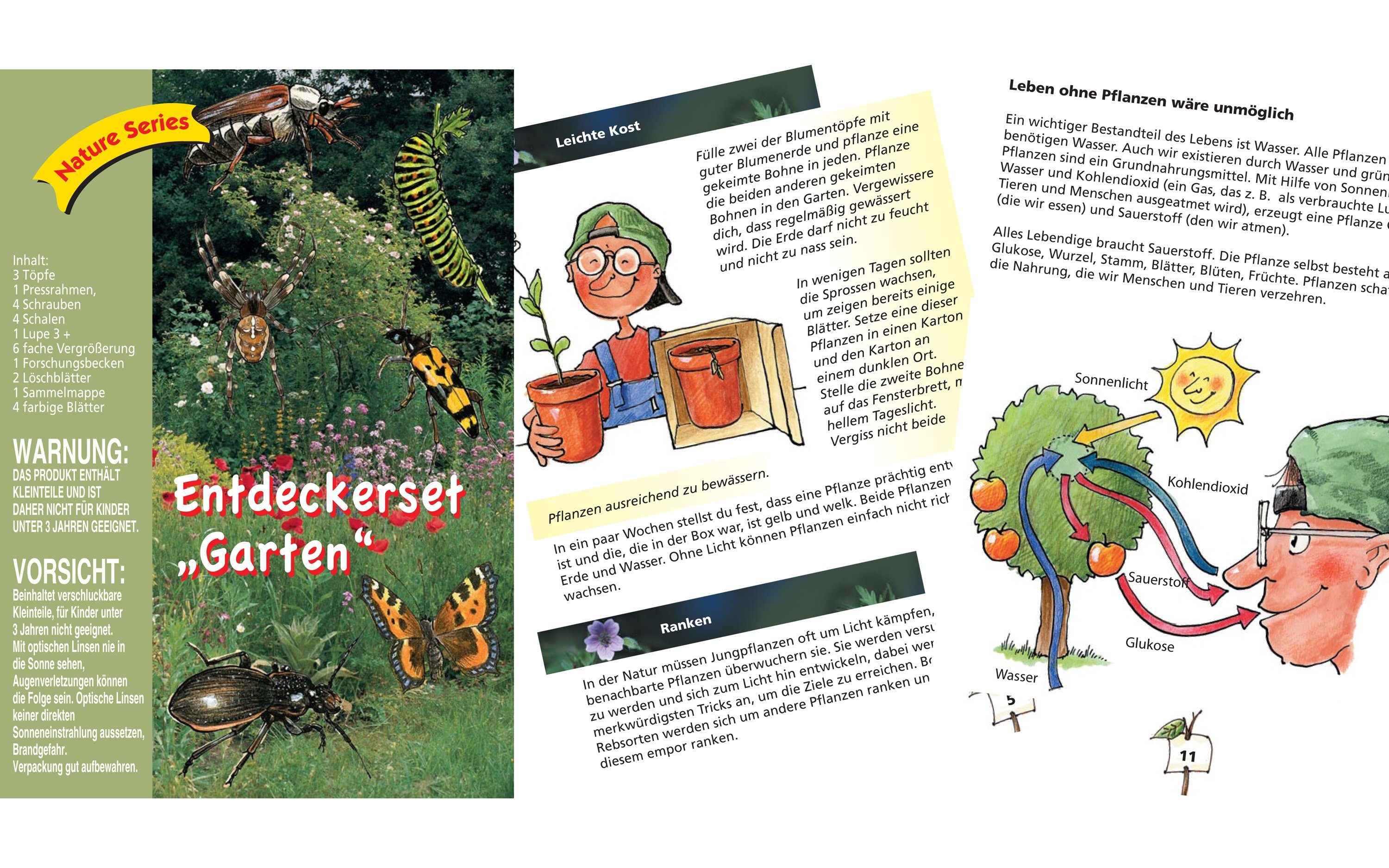 Edu-Toys Experimentierkasten Pflanzenexperimente für Kinder Experimentierset, (gleich loslegen, 1-tlg., Starterpaket)
