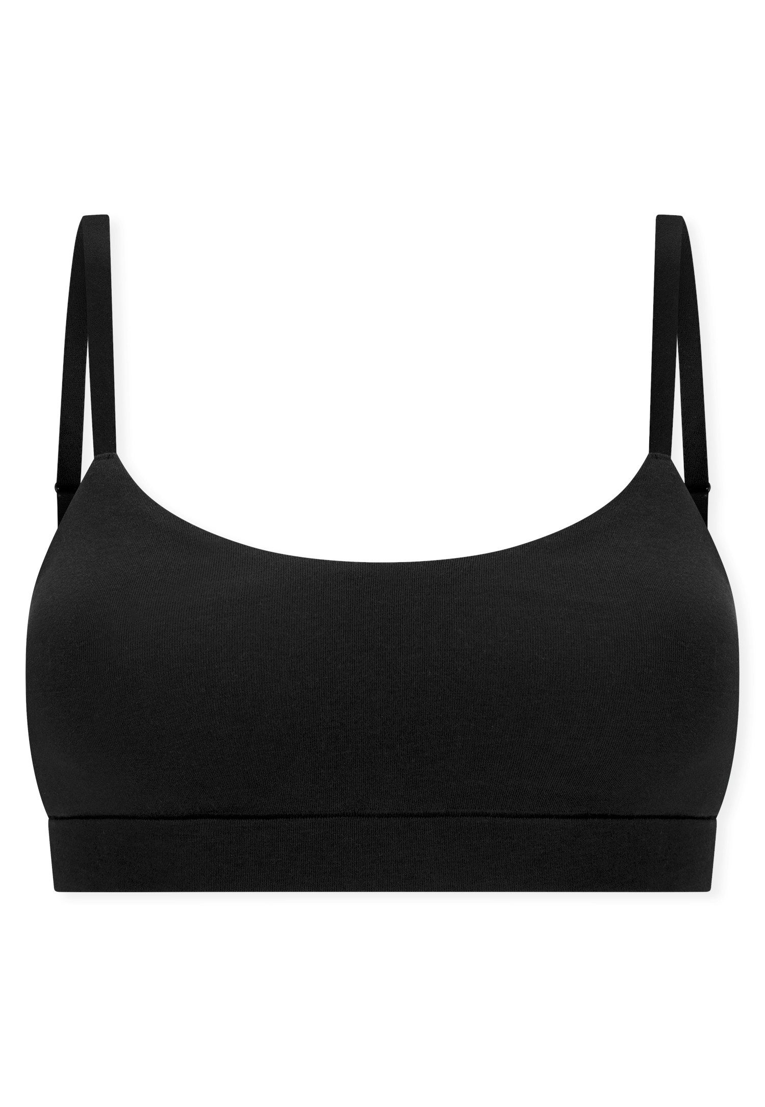 Schiesser Bustier Unique Cotton mit herausnehmbaren Pads, ohne Bügel