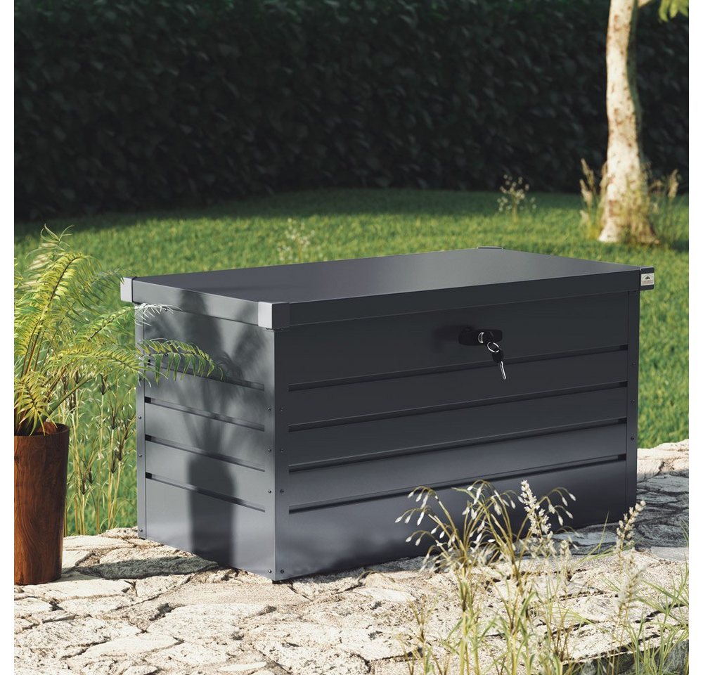 Thumbnail - Gardebruk Auflagenbox, Metall Gasdruckfeder Abschließbar Balkon Keller 385L Anthrazit