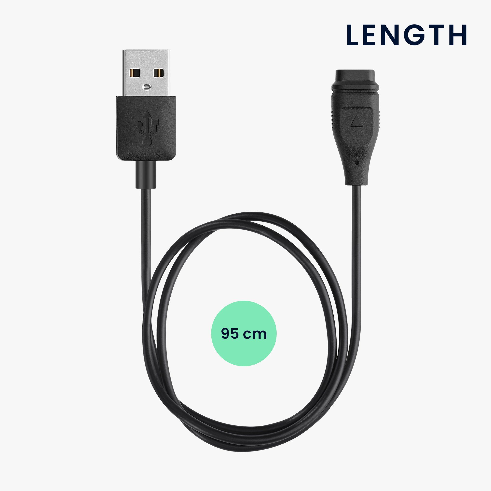 kwmobile COROS PACE 2 / PACE 3 / APEX / APEX Pro / APEX 2 / VERTIX USB Smartphone-Ladegerät (1-tlg., Charger - Smart Watch Ersatzkabel)