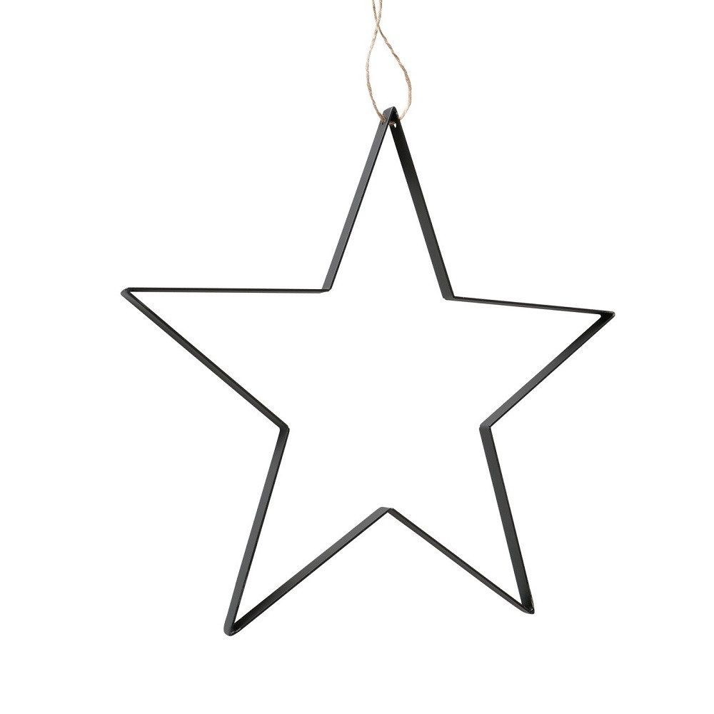 BOLTZE Dekoobjekt Boltze Dekoanhänger Jula, Dekostern, Metallstern 30cm, schwarz, 204172