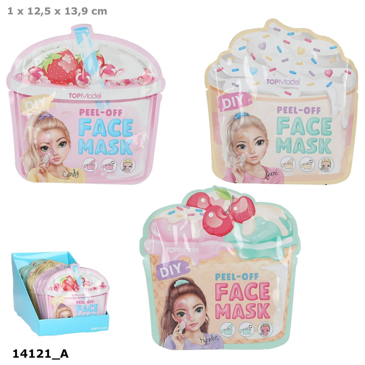 Depesche Spiel TOPModel DIY Gesichtsmaske CANDY GLAM – 1 von 3 Düften