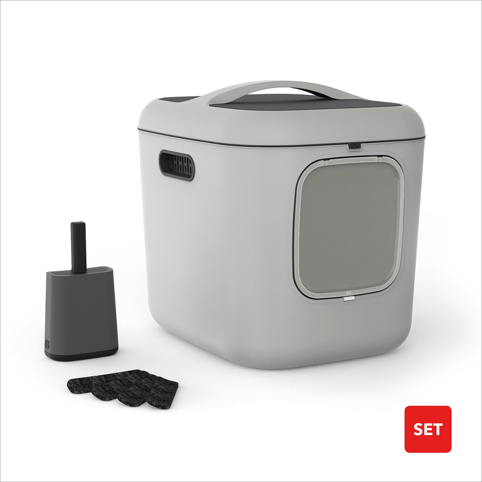 ROTHO Katzentoilette Katzenklo Bea XL mit Schwingtür – ideal für große Katz günstig online kaufen