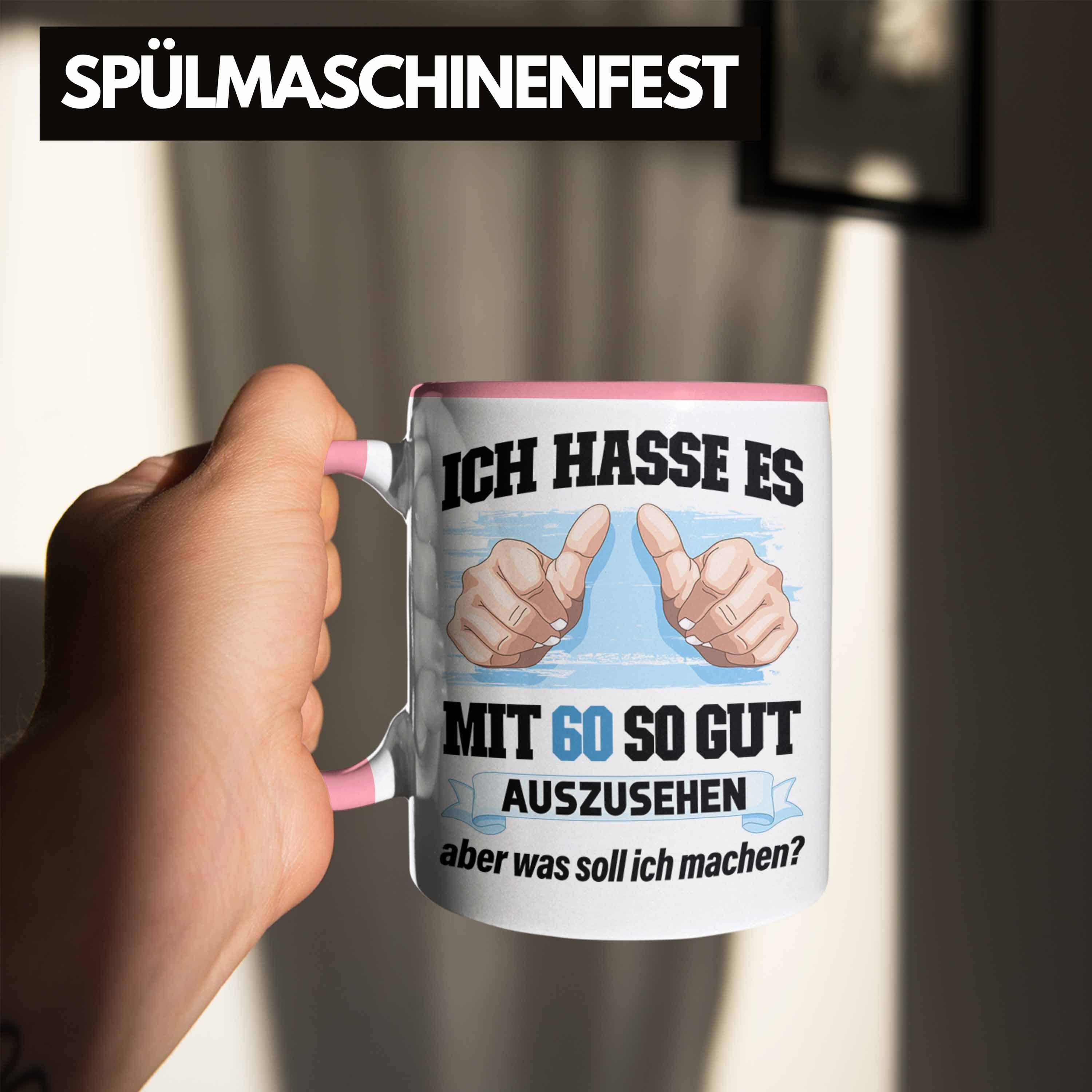 - Mann Tasse Lustig Geschenk Geschenkidee Vater Männer Frauen Rosa Frau 60 Deko 60er Trendation Geburtstag Mutter Geschenke Tasse Trendation 60.