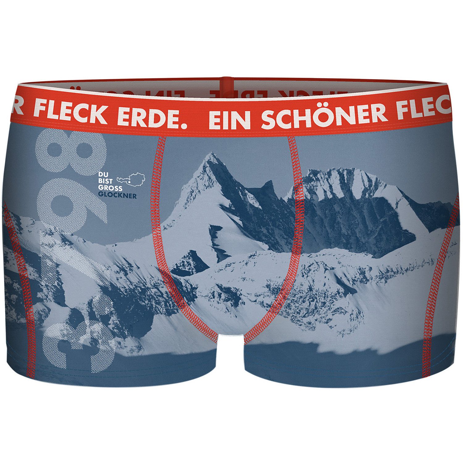 EIN SCHÖNER FLECK ERDE Funktionsshorts Boxershort M DU BIST GROSSGLOCKNER BOXER