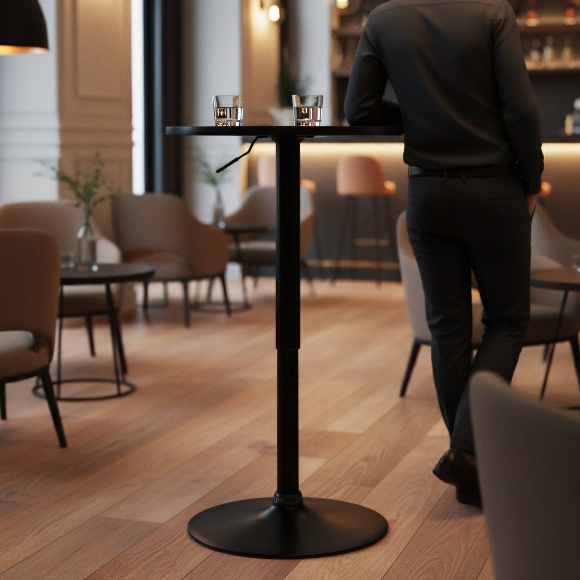 CLP Bartisch Xanten (1er), 360° drehbar, stufenlos höhenverstellbar