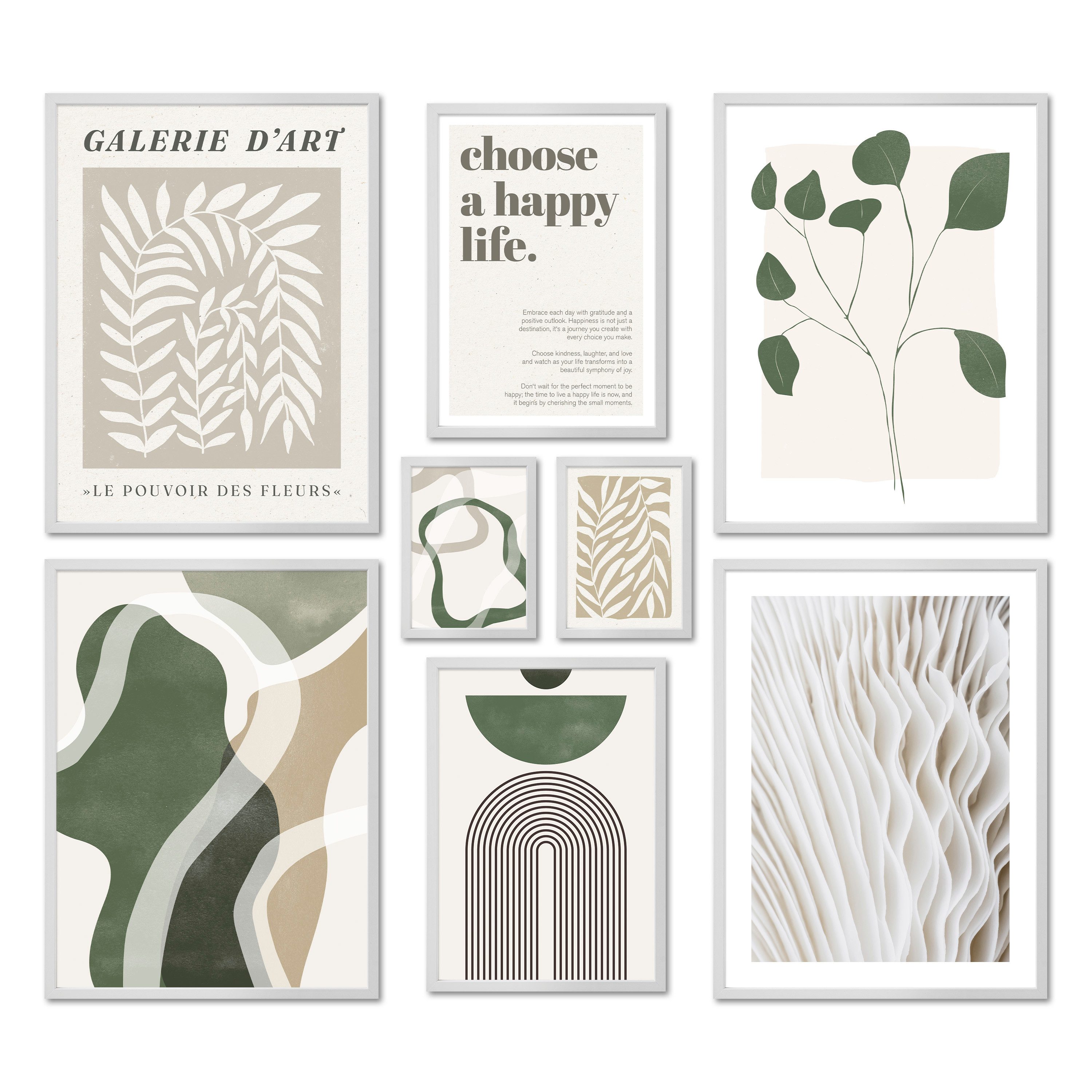ARTFAVES Bilder-Collage Poster Set - GREEN günstig online kaufen