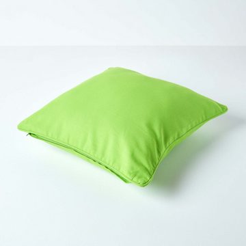Kissenbezüge Grüner Kissenbezug aus Baumwolle, 30 x 30 cm, Homescapes