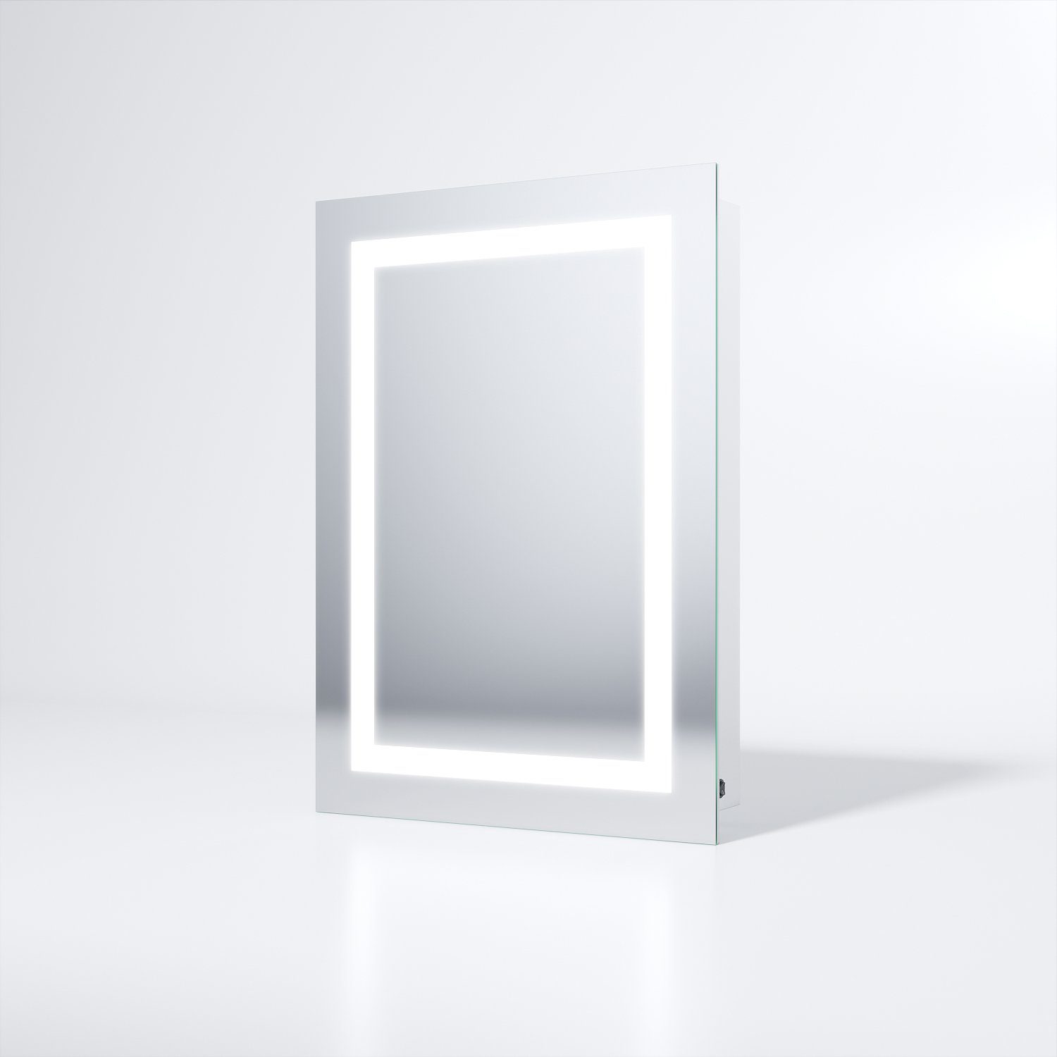 SONNI Spiegelschrank Badezimmerspiegelschrank mit beleuchtung 50 x 70 cm Sc günstig online kaufen