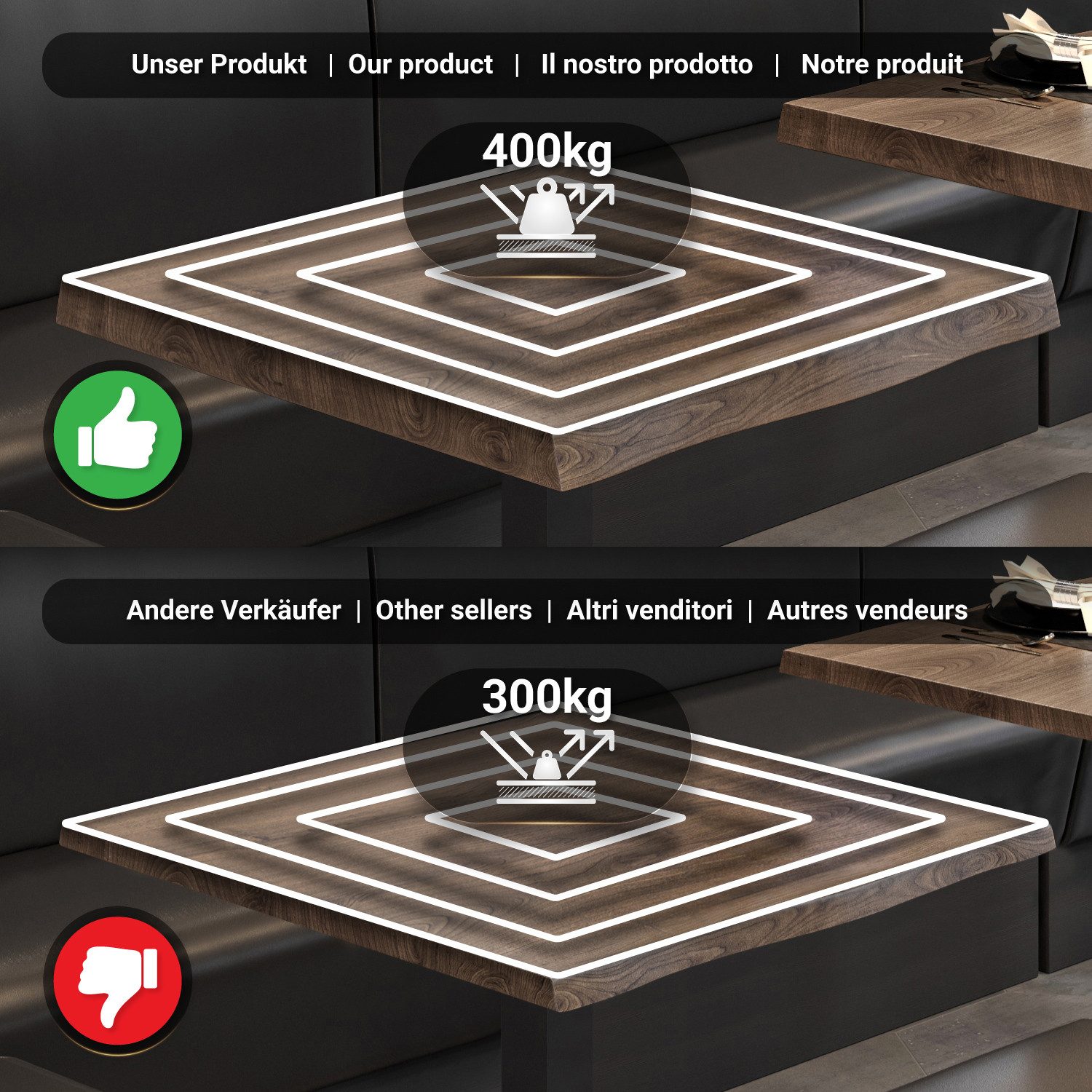 GGMMÖBEL Bistrotisch PMD