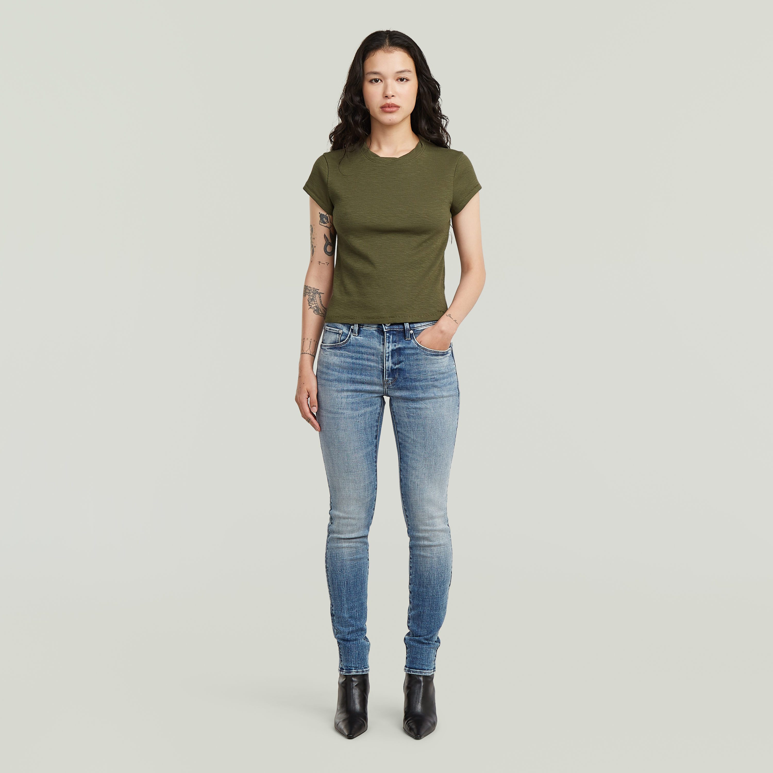 G-STAR Skinny-fit-Jeans 3301 mit Stretch – Bild 4 von 5