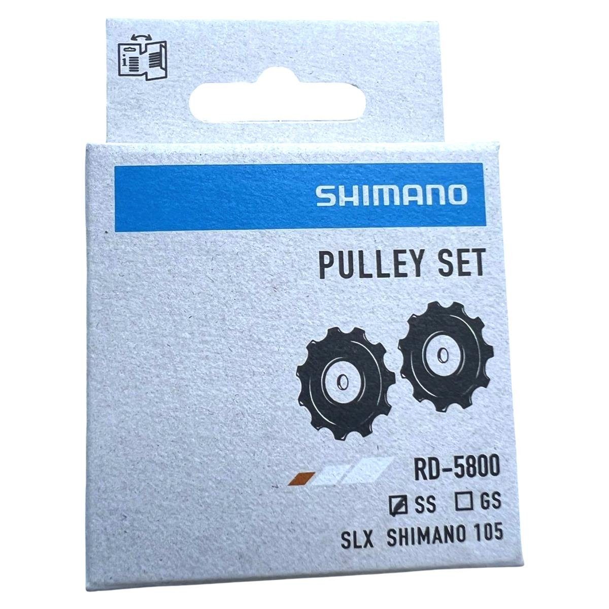 Shimano Fahrradkurbel Shimano Schaltwerk Schaltrollensatz Jockey Wheels RD-5800 SS SLX 105