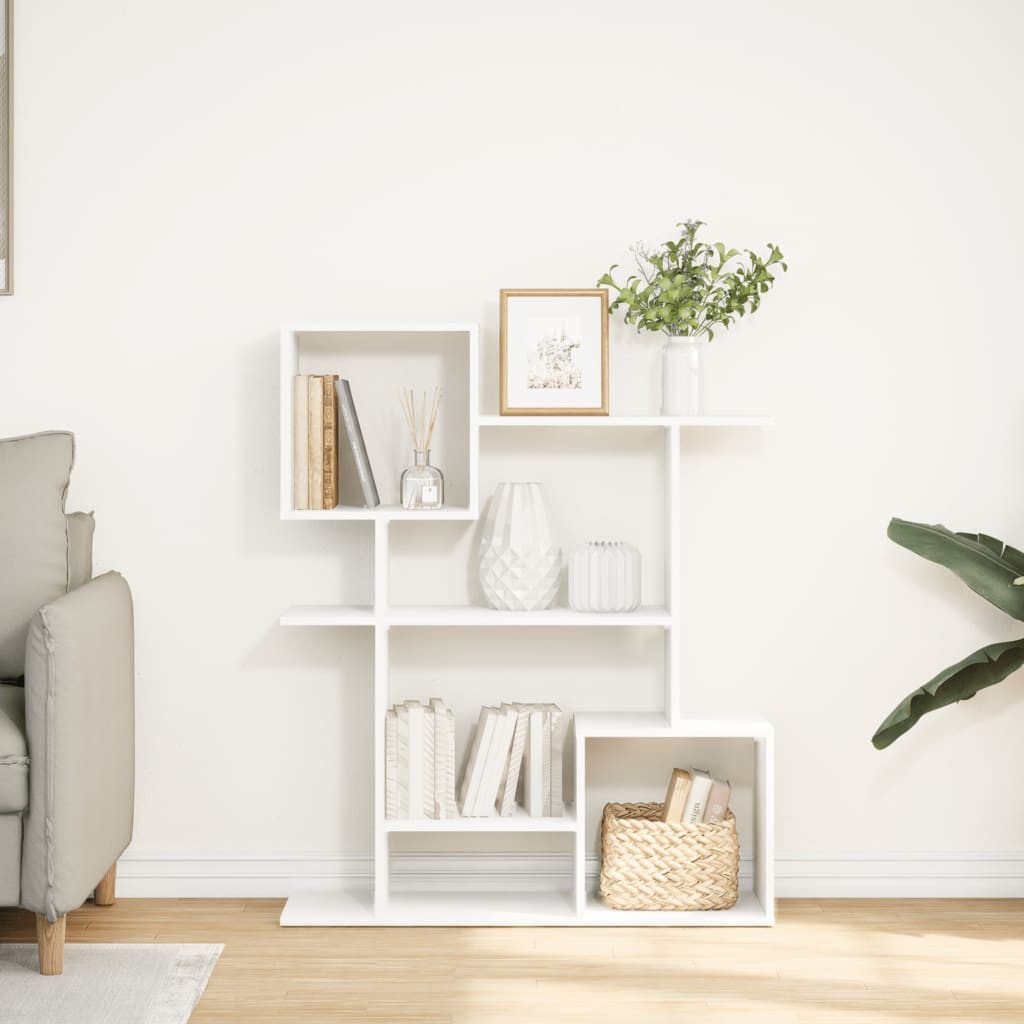 vidaXL Bücherregal Raumteiler-Bücherregal Weiß 92x29x112 cm günstig online kaufen