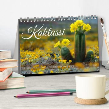 CALVENDO Wandkalender Kaktussi (Tischkalender 2025 DIN A5 quer), CALVENDO Monatskalender
