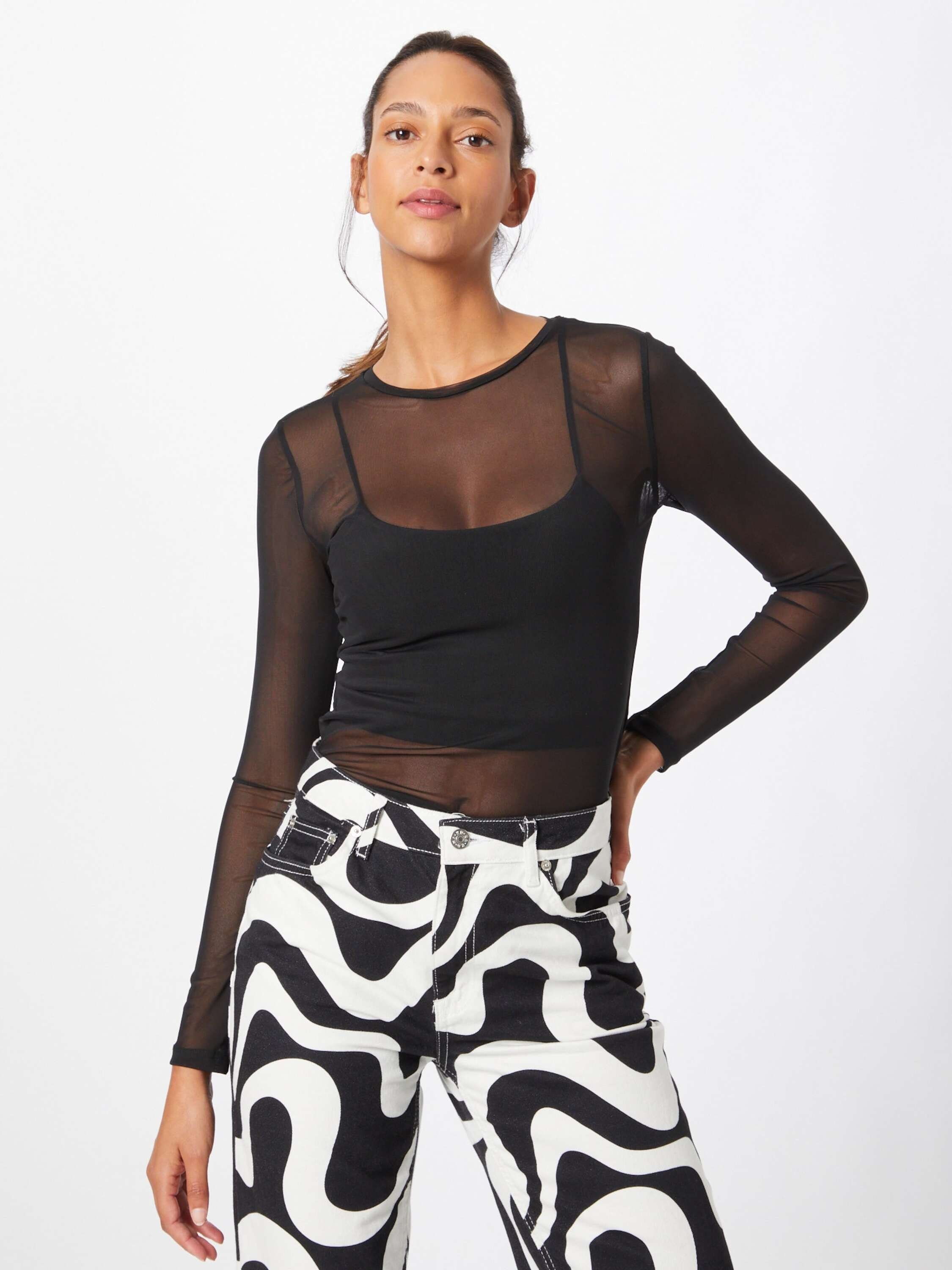 Noisy may Langarmshirt Judith (1-tlg) Plain/ohne Details günstig online kaufen