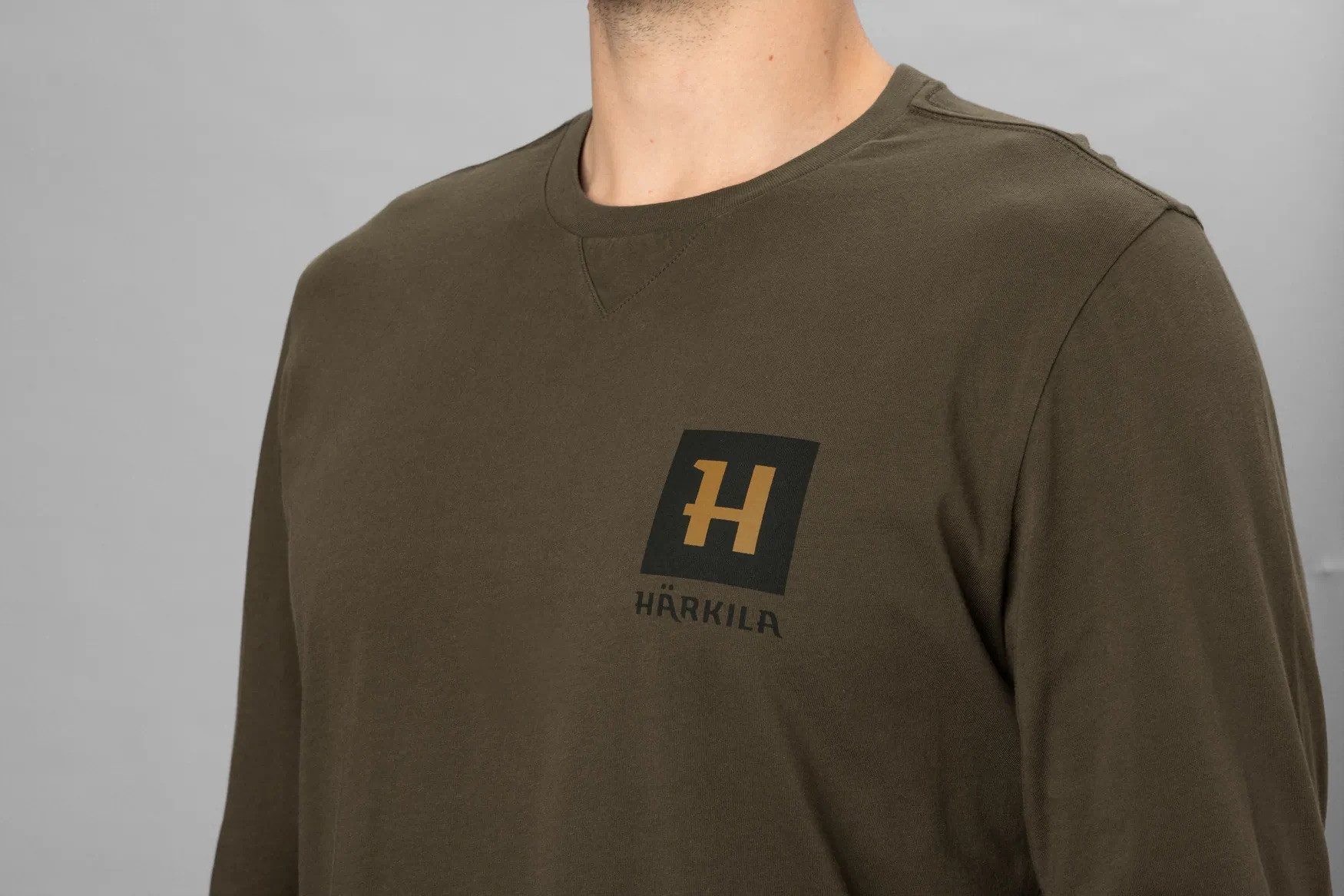 Härkila T-Shirt HÄRKILA Gorm Langarmsshirt Willow Green