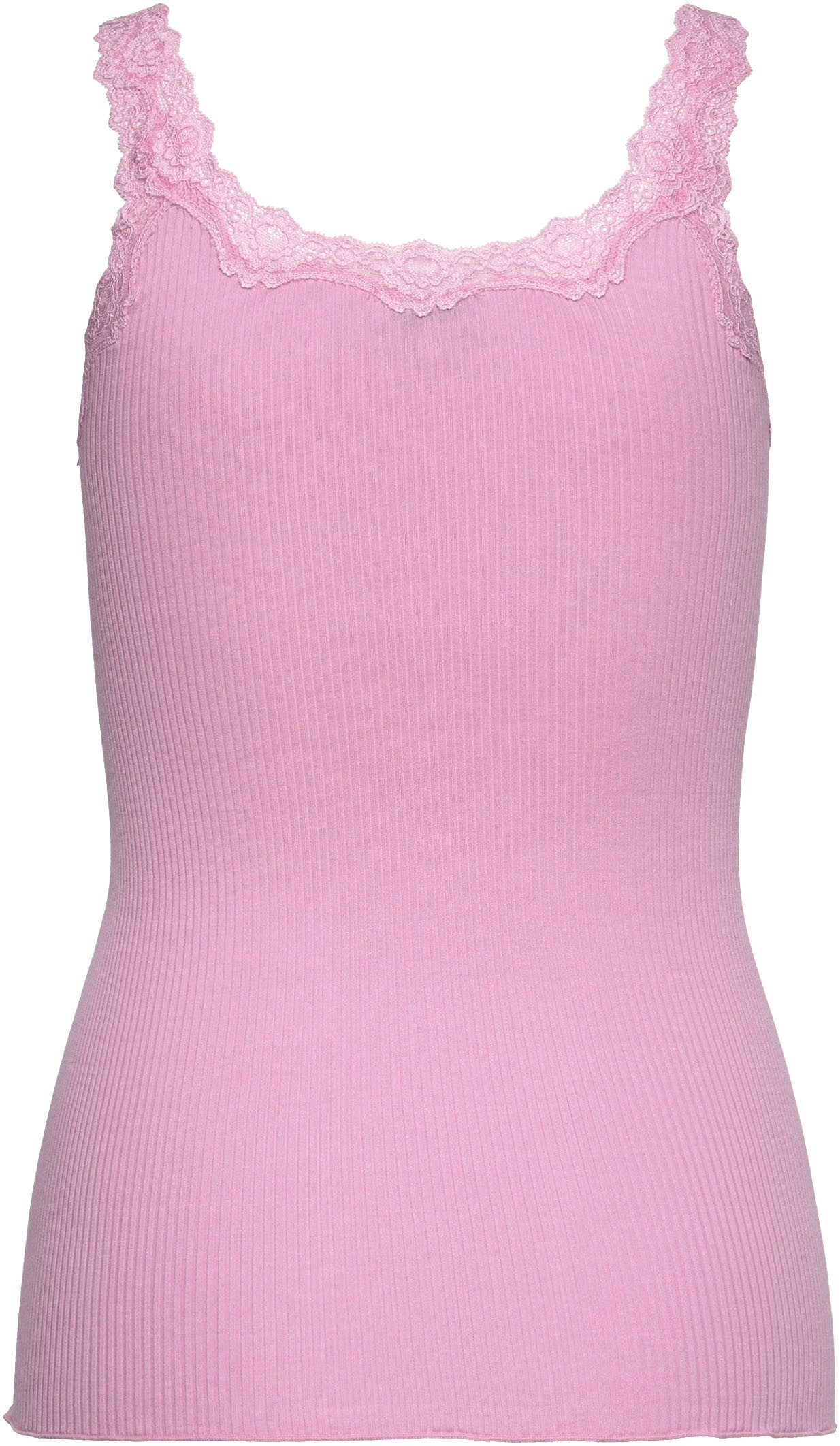 rosemunde Tanktop Babette Silk Top umgedrehter Vintage-Spitzenbesatz, femin günstig online kaufen