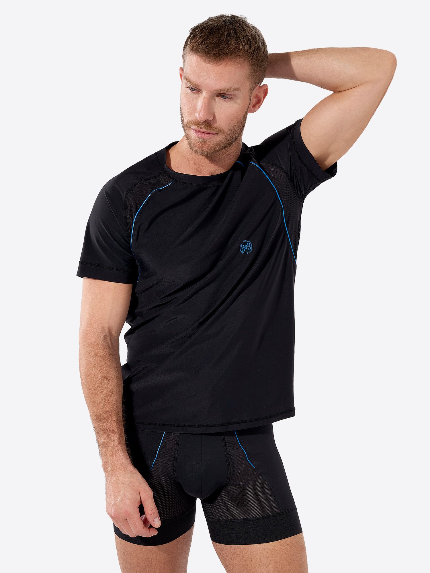 Hom T-Shirt Sports Lab Crew Neck unterziehshirt unterhemd kurzarm