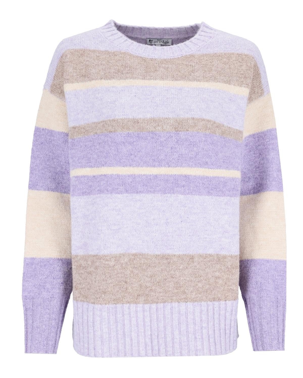 Hajo Rundhalspullover Pullover 1/1 Arm mehrfarbiger günstig online kaufen